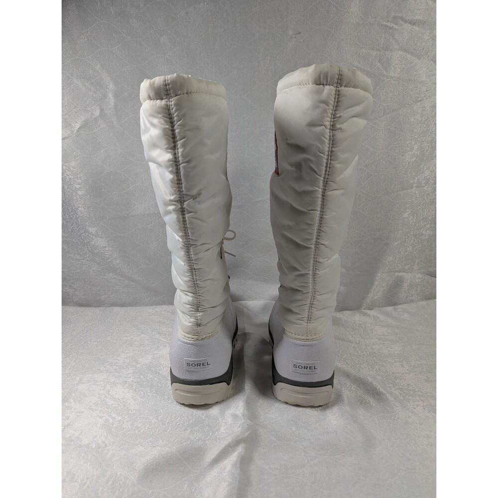 Sorel Snowlion XT Women's Size 11 White Insulated Tall Snow Boots Omni-Heat - Picture 4 of 8